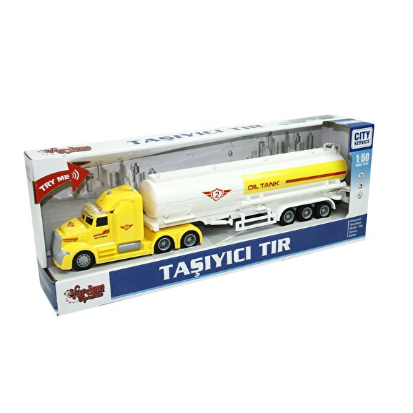 1:50 Ölçekli Sesli Işıklı Tanker Taşıyan Tır
