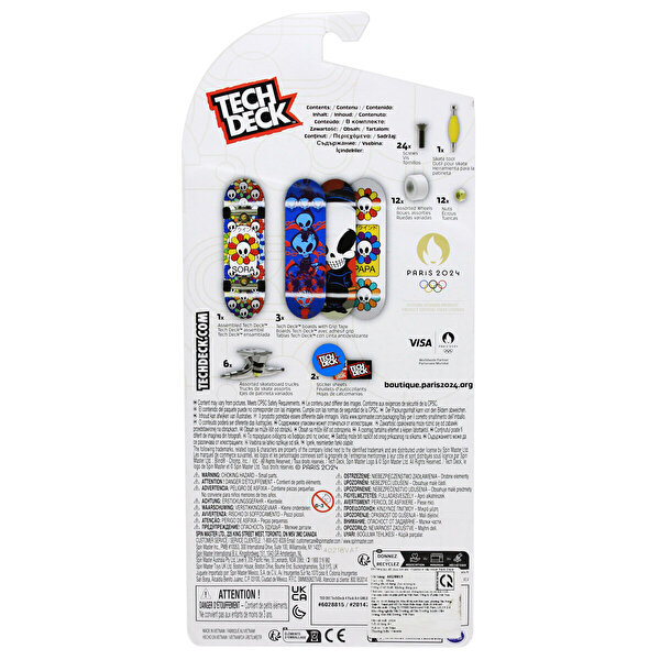 Tech Deck Paris 2024 Olympic Games Dörtlü Paket Sora