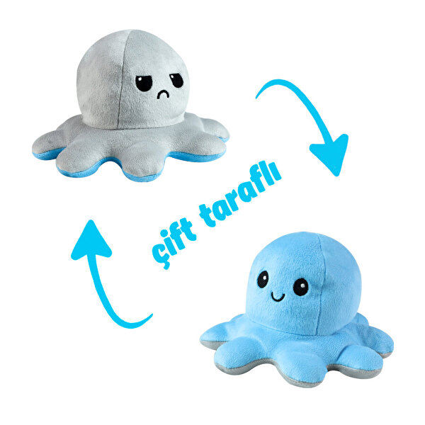 Mavi Gri Mood Ahtapot