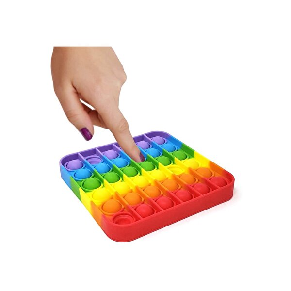 Pop It Game Kare Gökkuşağı