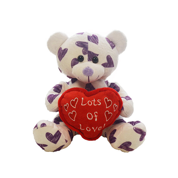 Kalp Desenli Ayıcıklar 21 cm.