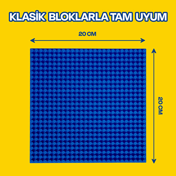 Esnek Blok Zemin 20x20 Cm Mavi