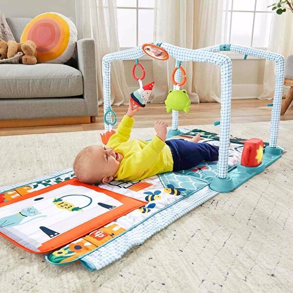 Fisher Price 3'ü 1 Arada Sevimli Kulübe Jimnastik Merkezi