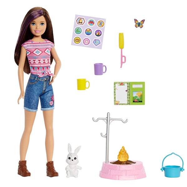 Barbie'nin Kız Kardeşleri Kampa Gidiyor Oyun Seti Skipper HDF71
