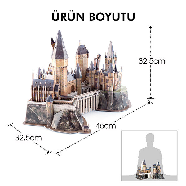 CubicFun Harry Potter 3 Boyutlu Hogwarts Puzzle