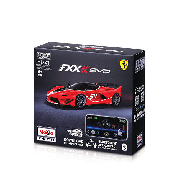 Maisto Dianomi 1:41 Ölçek Ferrari FXX K EVO Metal APP Control Kumandalı Araba