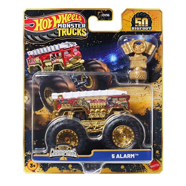 Hot Wheels Monster Trucks Bigfoot Trophy Şampiyonları 5 Alarm JDW00