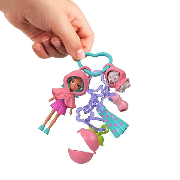 Polly Pocket Anahtarlık Süsleme Kiti Oyun Seti JKR49