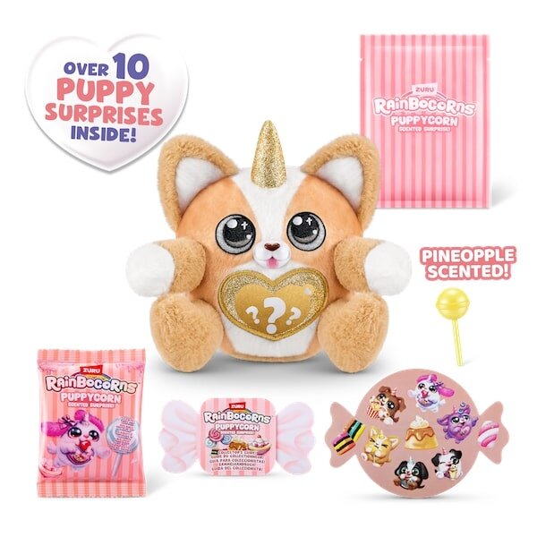 Rainbocorns Puppycorn Kokulu Sürpriz Mor Boynuz