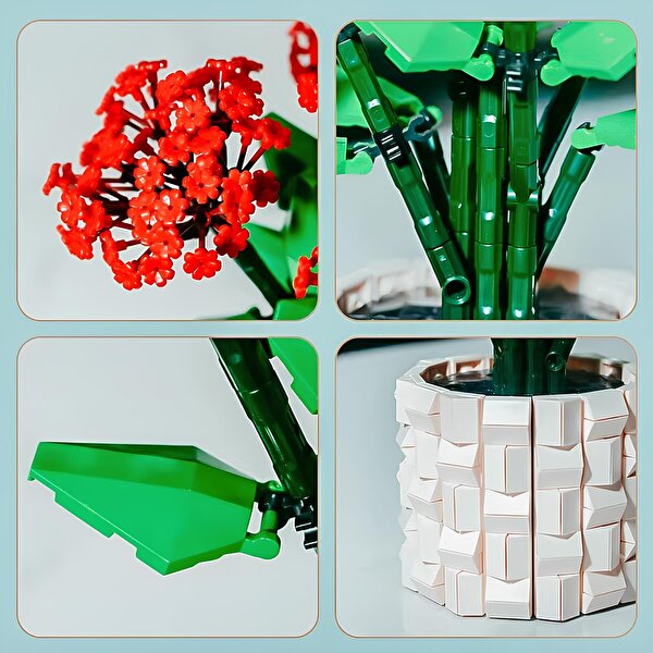 Mega Blok Çiçek Selvi Asması 1127 Parça