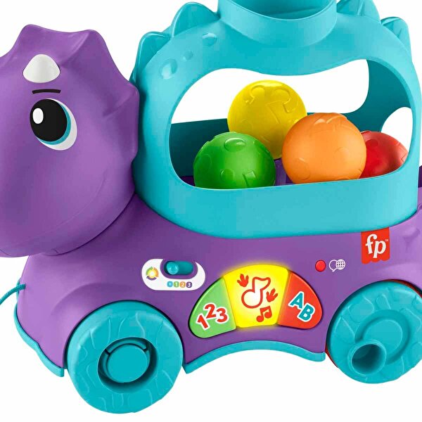 Fisher Price Sesli ve Işıklı Eğlenceli Dinozor HNR55