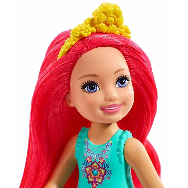 Barbie Dreamtopia Chelsea Prenses Bebekler Kırmızı Saçlı GJJ97