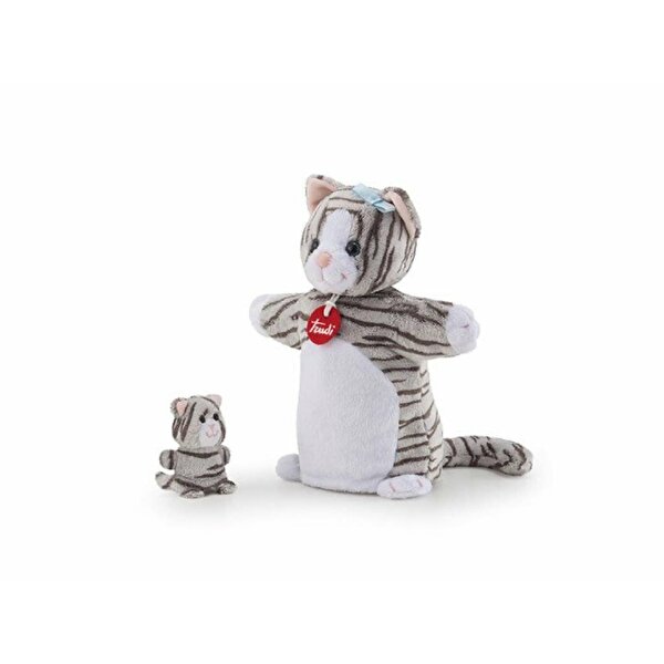 Trudi Puppet Mom ve Baby Kitty 29865