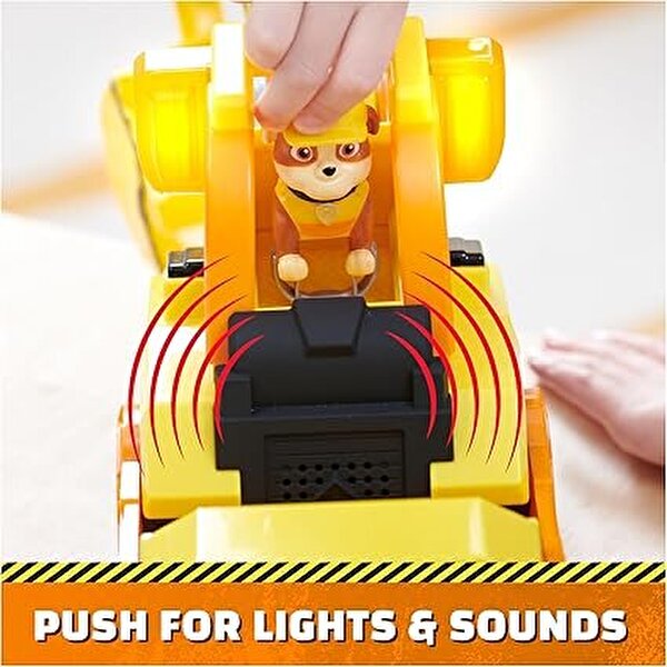 Paw Patrol Rubble and Crew Bark Yard Deluxe Buldozer İnşaat Kamyonu
