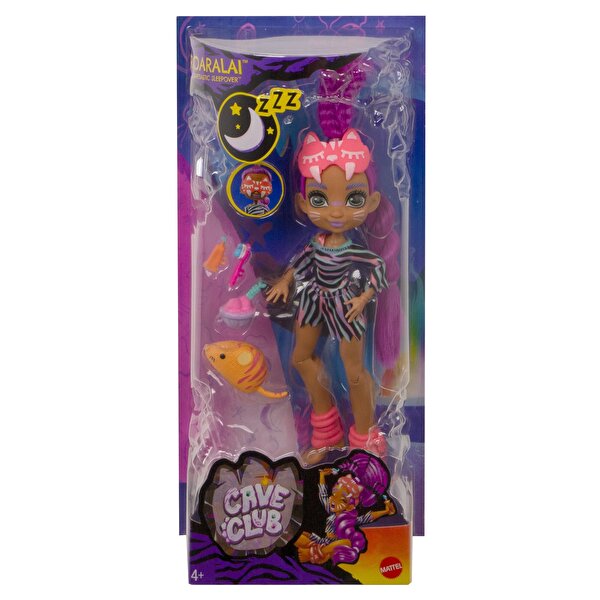 Cave Club Pijama Partisi Oyun Setleri Mor Saclı Bebek GTH02