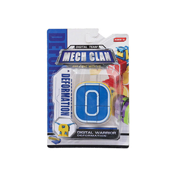 Dönüşen Neon Rakamlar 0 Numara