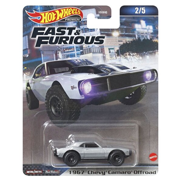 Hot Wheels Fast & Furious Premium Arabalar 1967 Chevy Camaro Offroad HNW47
