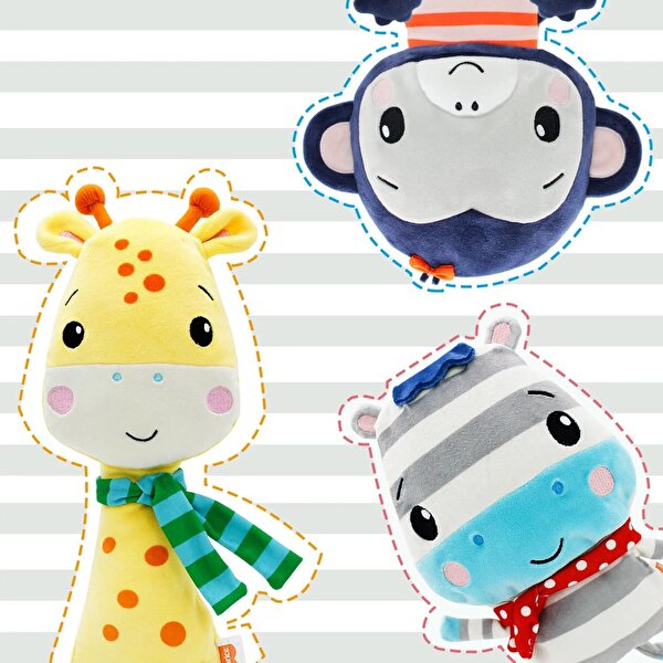 Fisher Price Bebek Peluş Zebra