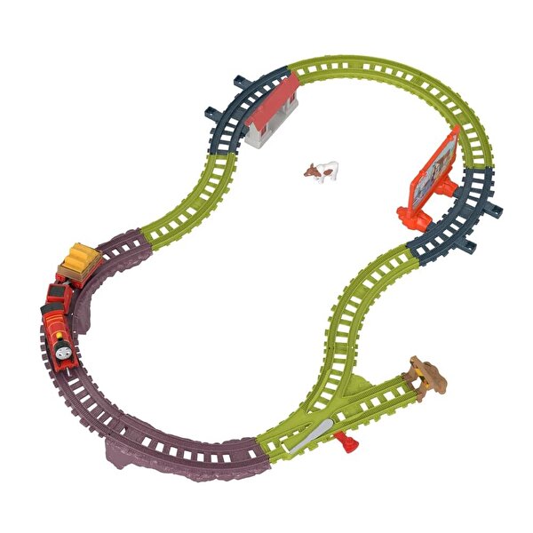 Thomas ve Arkadaşları Tren Seti Sür Bırak James And The Cow Corral HWX66