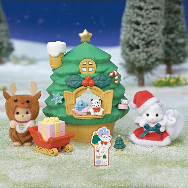 Sylvanian Families Bebek Noel Baba’nın Yılbaşı Ağacı Evi
