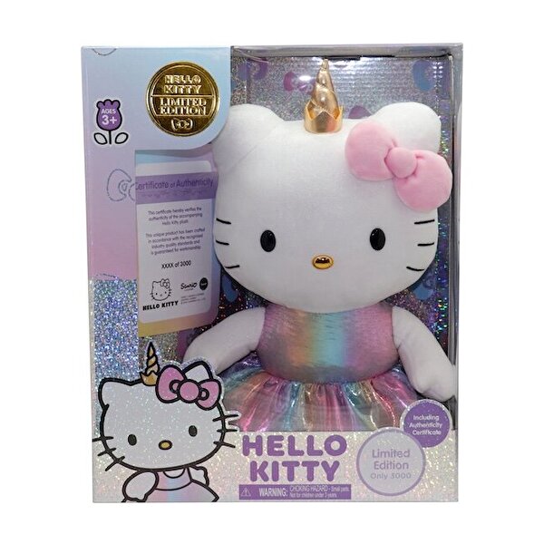 Hello Kitty Unicorn Kostümlü Peluş