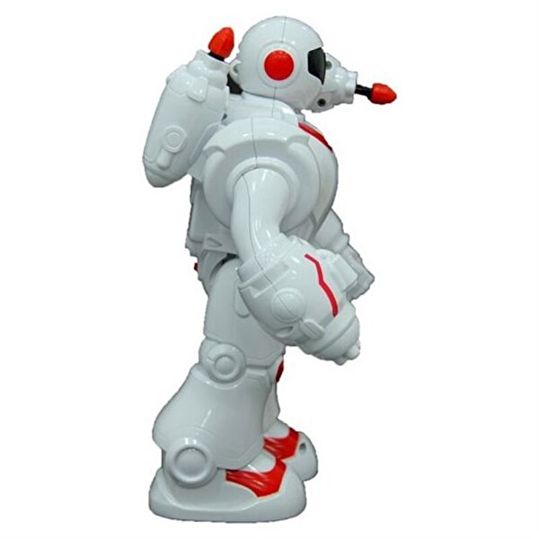 Sesli Ve Işıklı Savaş Robotu Kırmızı