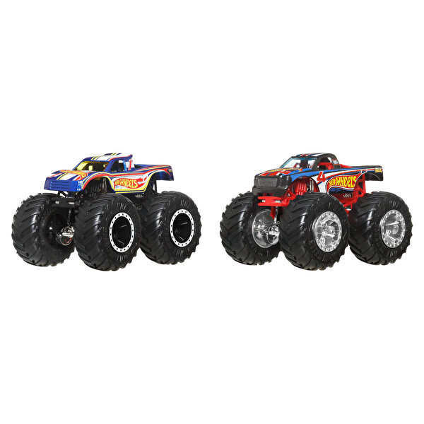 Hot Wheels Monster Trucks Güçlü İkili 1:64 Arabalar Hot Wheels Racing JCC83