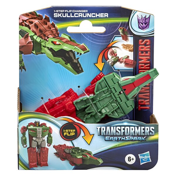 Transformers EarthSpark Tek Adımda Dönüşen Figür Skullcruncher F8661