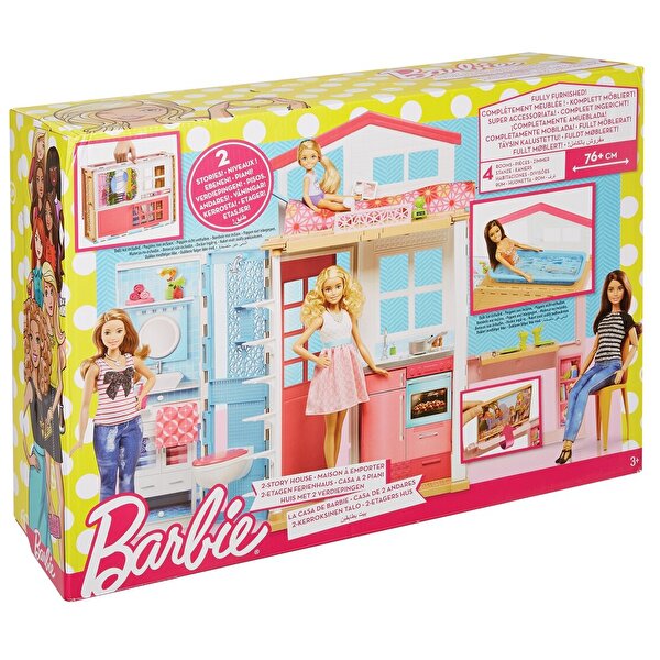 Barbie'nin Renkli Portatif Evi