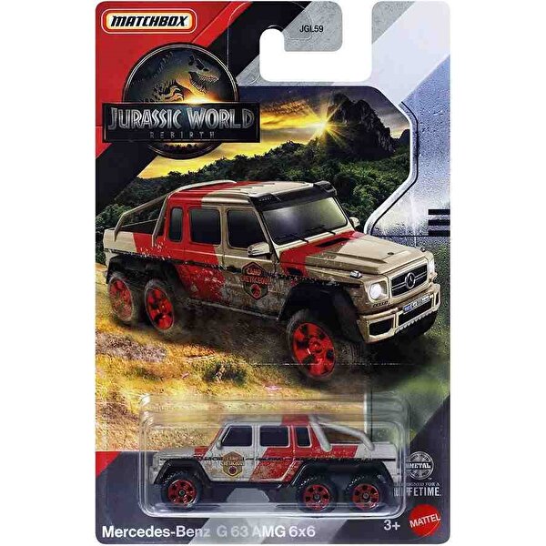 Matchbox Jurassi̇c World Model Araçlar Mercedes-Benz G 63 AMG 6x6 JGL02