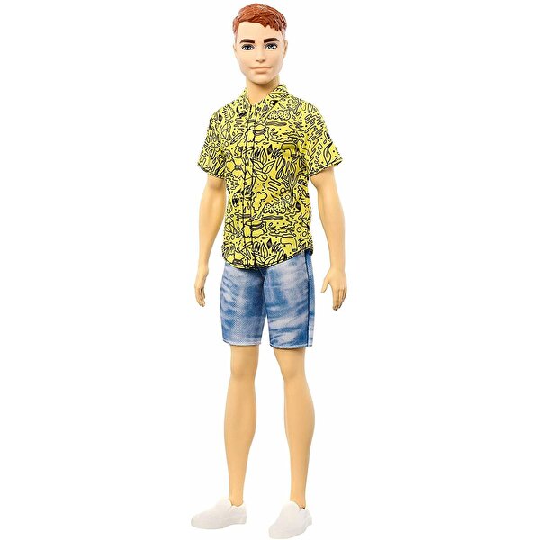 Barbie Yakışıklı Ken Bebekler Sarı Gömlekli Ken GHW67