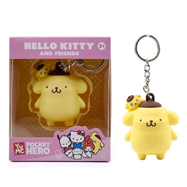 Hello Kitty & Friends Pocket Hero Serisi Anahtarlık Pompompurin