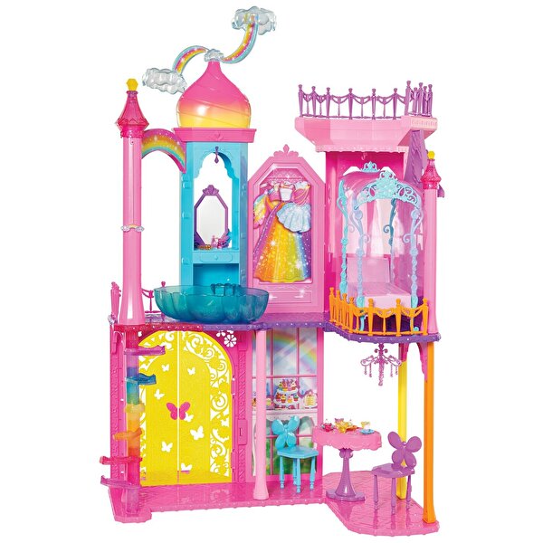 Barbie Gökkuşağı Krallığı Şatosu Oyun Seti