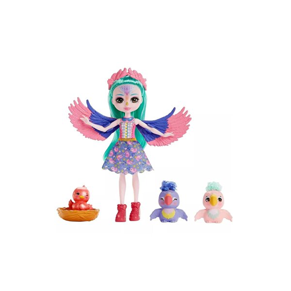 Enchantimals Aile Serileri Oyun Seti Filia Finch Ailesi HKN15