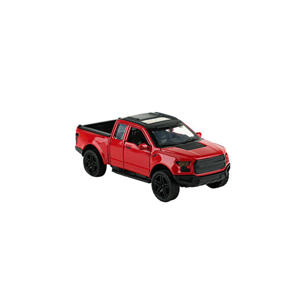 Die Cast 1:32 Sesli ve Işıklı Çek Bırak 4x4 Kamyonet Kırmızı