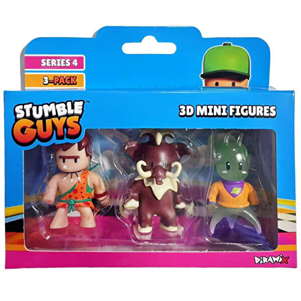 Stumble Guys 3'lü Mini Figür S4 Set 6