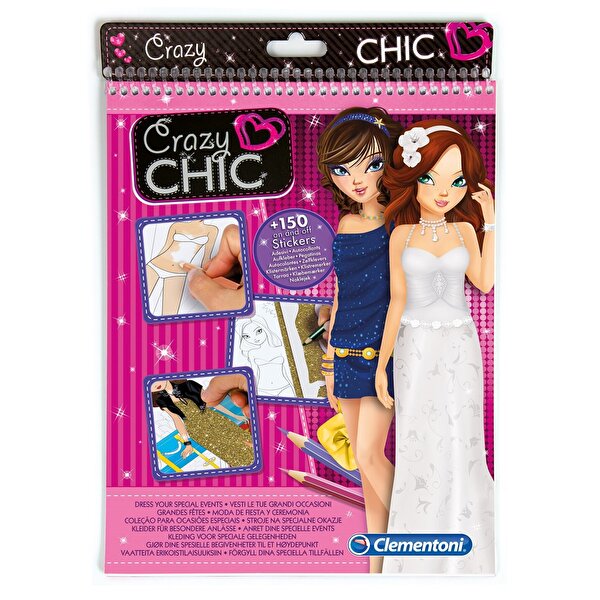 Clementoni Crazy Chic Moda Tasarım Defteri Özel Kreasyonlar