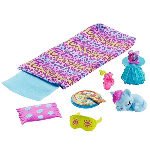 Cave Club Pijama Partisi Oyun Seti Tella Bebek ve Kedi Dostu GTH06