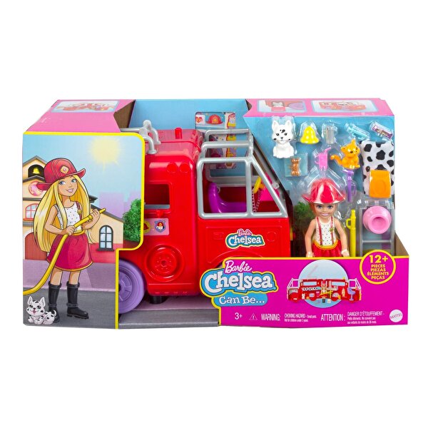 Barbie Chelsea İtfaiye Aracı Oyun Seti HCK73