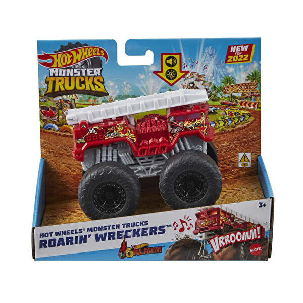 Hot Wheels Monster Trucks 1:43 Ölçekli Kükreyen Araçlar 5 Alarm HDX65