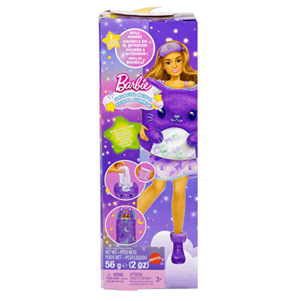 Barbie Party Unboxed Pijama Partisi Mor JMR90