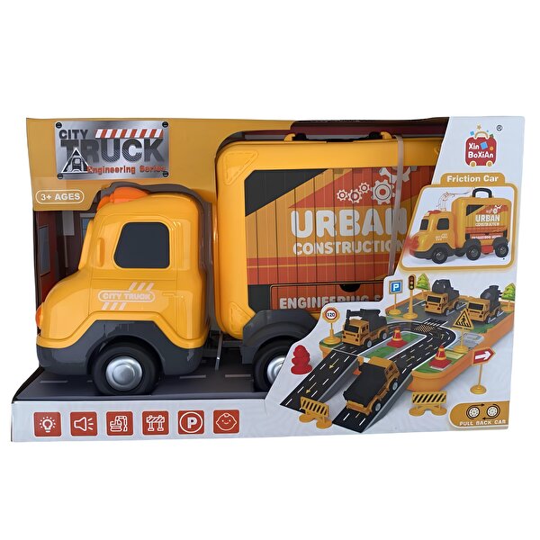 Işıklı ve Sesli İş Makina Arabası Seti