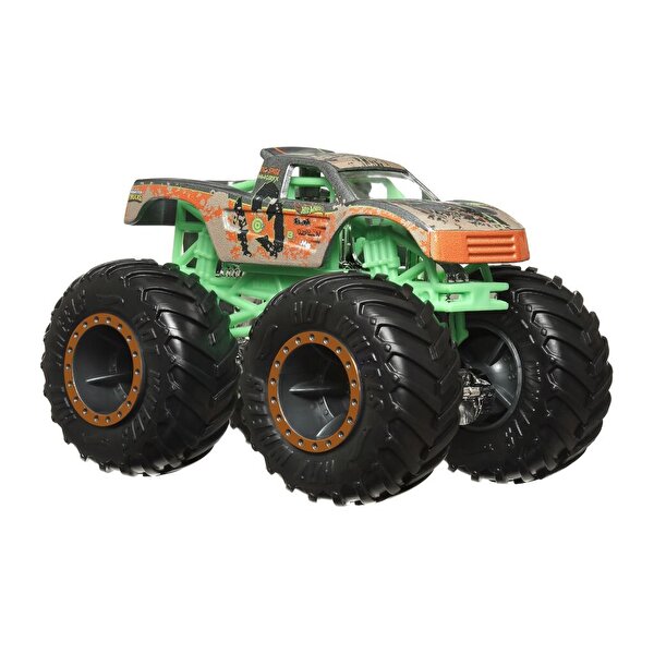 Hot Wheels Monster Trucks Güçlü İkili 1:64 Arabalar Tri To Crush-Me vs Baja Buster HLT66