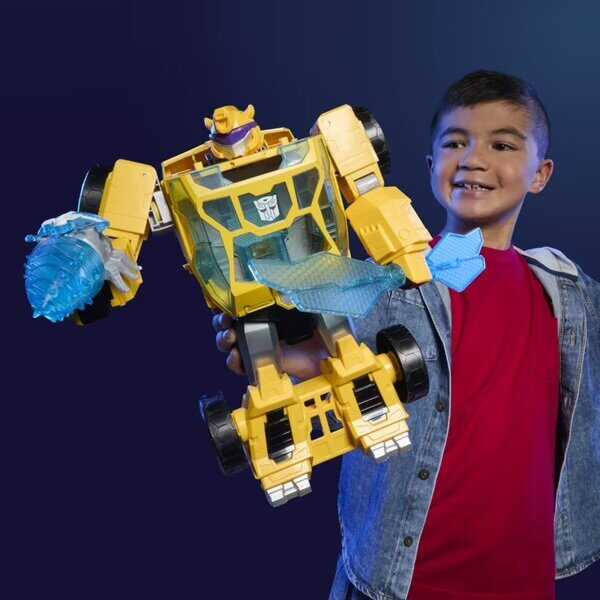 Transformers Cyberworld Power Spark Bumblebee Işıklı ve Sesli Dönüşen Robot G2451