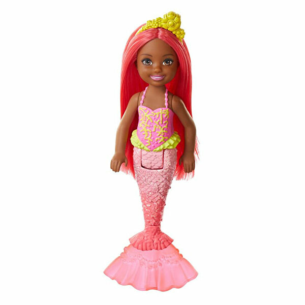 Barbie Dreamtopia Chelsea Denizkızı Bebekler Kırmızı GJJ87