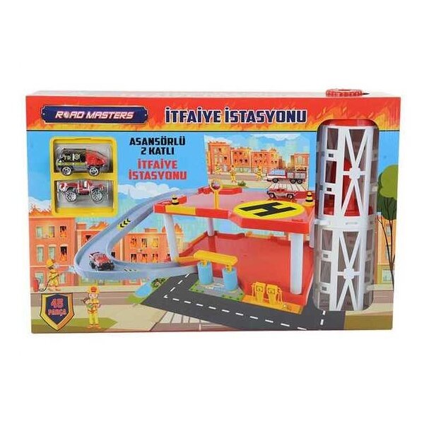 Road Masters İki Katlı Kule Asansörlü İtfaiye Garajı