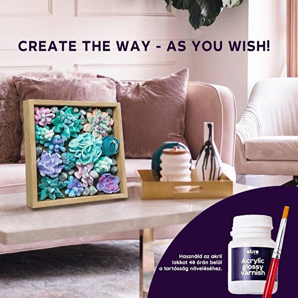 OKTO Succulents Tenderness 3D Duyusal Sanat Seti