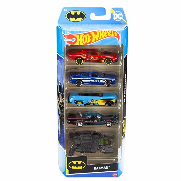 Hot Wheels Beşli Araba Seti Batman HLY68