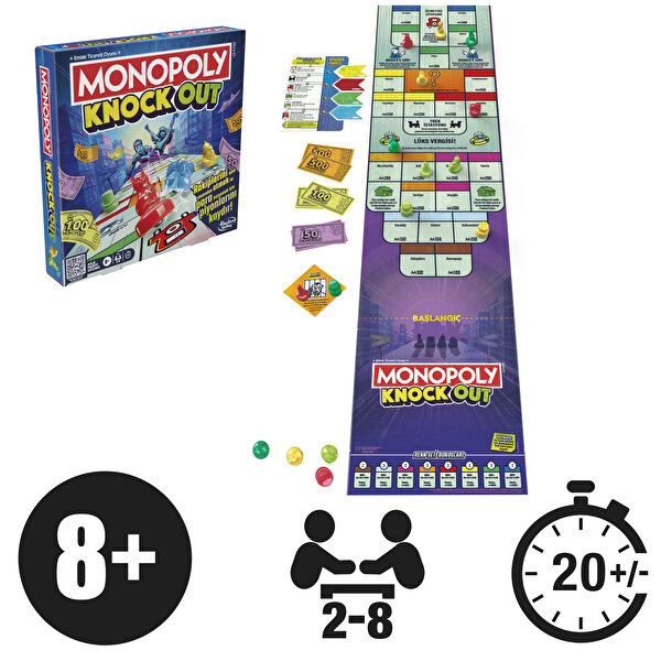 Monopoly Knockout F8995