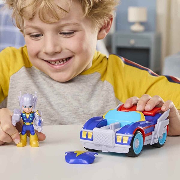 Marvel: Iron Man And His Awesome Friends Thor Thunder Roadracer Aracı G2692
